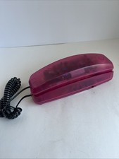 Telefone fixo rosa transparente som Lenoxx PH-1400I mesa/suporte de parede RARO comprar usado  Enviando para Brazil