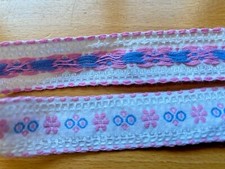 Hochwertige rosa stickbordüre gebraucht kaufen  Ellwangen (Jagst)