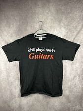 Camiseta engraçada vintage anos 90 00 ainda toca com guitarra tamanho M comprar usado  Enviando para Brazil