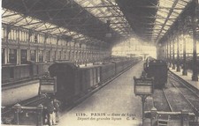 Cpa paris gare d'occasion  La Réole