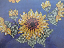Stickvorlage sonnenblumen leuc gebraucht kaufen  Wuppertal