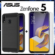 Per ASUS ZENFONE 5 ZE620KL COVER CARBON ANTIURTO + PELLICOLA VETRO TEMPERATO comprar usado  Enviando para Brazil