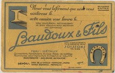 Rare buvard baudoux d'occasion  Chenôve
