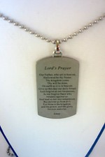Stainless lords prayer for sale  Fort Lauderdale
