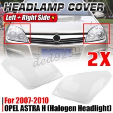 Usado, Paar Halogen Scheinwerferglas Streuscheibe Für OPEL ASTRA H 2007-10 Links+Rechts comprar usado  Enviando para Brazil