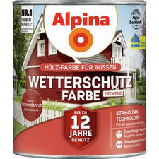 Alpina wetterschutzfarbe rot gebraucht kaufen  Scheeßel