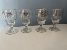 Vintage small goblets for sale  KING'S LYNN
