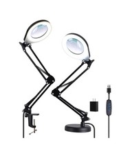 Lupa de LED lâmpada de mesa com braçadeira. Para joias, criação de conteúdo,  comprar usado  Enviando para Brazil
