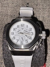 Relógio masculino Swiss Legend 10541-02-WA Trimix cronógrafo mergulhador mostrador branco comprar usado  Enviando para Brazil