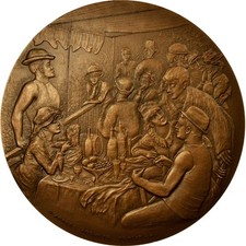 Médaille peinture déjeuner d'occasion  Lille-