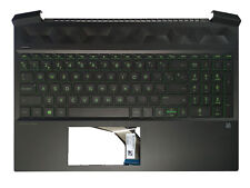 Nuevo Teclado Español Para HP Pavilion 15-EC 15-ec0013dx Palmrest Backlit Green comprar usado  Enviando para Brazil