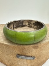 Usado, Pulseira de osso verde tingida vintage, pulseira robusta comprar usado  Enviando para Brazil