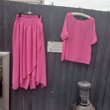 Pink piece chiffon for sale  ABERDARE