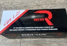 Recon 2 Fender emblemas iluminados âmbar vermelho branco azul para 17-21 Ford F-250 comprar usado  Enviando para Brazil