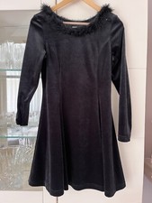 Samtkleid gr36 schwarz gebraucht kaufen  Heemsen