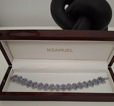 Bracelet tanzanite silver for sale  SUNDERLAND