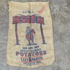Vintage burlap potato for sale  Galesville
