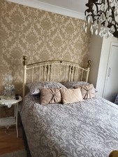 Antique brass kingsize for sale  ENFIELD