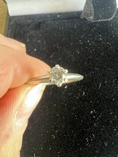 Tiffany diamond solitaire for sale  MALMESBURY