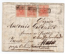 Rispedizione 1852 lombardo usato  Roma