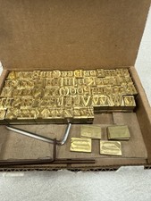 Letras de cobre com carimbo quente em relevo comprar usado  Enviando para Brazil
