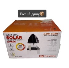 NewSolar Post Cap Light, lâmpada externa de 40 lúmens, resina à prova de intempéries, brilhante ou Wa comprar usado  Enviando para Brazil