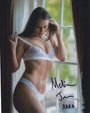 Fotografia holográfica autografada autêntica assinada por Melissa Jean 8x10 certificado de autenticidade comprar usado  Enviando para Brazil