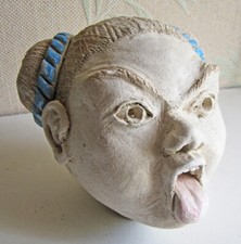 Sculpture tête colère d'occasion  Millau