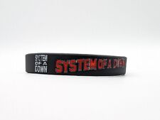 Pulseiras de banda de rock - Sistema de uma pulseira de silicone para baixo heavy metal punk comprar usado  Enviando para Brazil