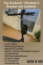 Ninebot scooter top gebraucht kaufen  Berlin