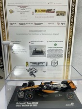 Oscar Piastri Signed McLaren MCL60 British GP Model 1/43 + COA comprar usado  Enviando para Brazil