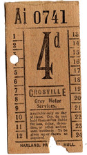 Bus ticket crosville for sale  UK
