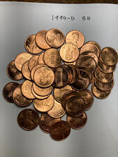 1994-D "BU" LINCOLN MEMORIAL CENTAVO ROLO 50 MOEDAS comprar usado  Enviando para Brazil