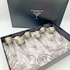 Rockingham crystal champagne for sale  LIVERPOOL