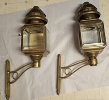 Pair antique brass for sale  Brightwood