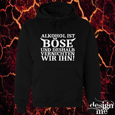 Hoodie spruch alkohol gebraucht kaufen  Tirschenreuth