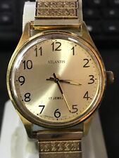 Atlantis 35mm mostrador prateado 17 joias relógio masculino corda Japão, funciona (#1850) comprar usado  Enviando para Brazil