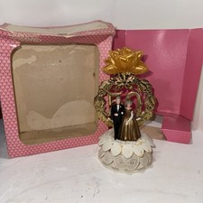 Decoração de bolo Wilton 50º aniversário de casamento noiva noivo cabelo cinza casal vintage comprar usado  Enviando para Brazil