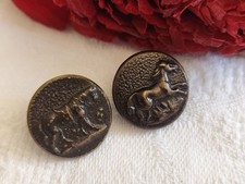 Duo boutons anciens d'occasion  Senozan