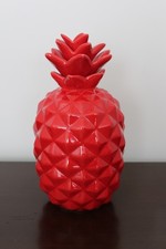 Red ceramic pineapple for sale  Glen Allen