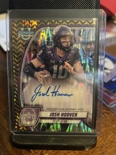 Josh Hoover 2024 Bowman University cromado preto e dourado furtivo automático/24  comprar usado  Enviando para Brazil