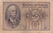 Italy lire 1940 d'occasion  Mussy-sur-Seine