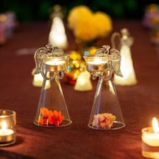 Glass candle tealight for sale  ABERDEEN