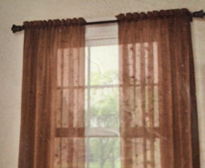 Curtains embroidered crushed for sale  Jacksonville