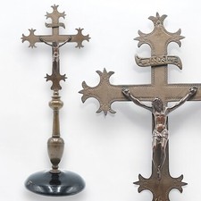 Antico crocifisso croce usato  Asti