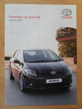 Toyota range orig for sale  UK