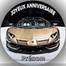 Lamborghini déco gâteau d'occasion  Lixing-lès-Saint-Avold