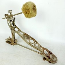 Pedal de bateria baixo Leedy melhorado Fraser SX328 Indianápolis, nos EUA vintage anos 20 7080 comprar usado  Enviando para Brazil