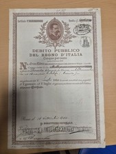 Certificati azionari titoli usato  Brindisi