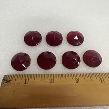 Lot faceted red for sale  Morrisville